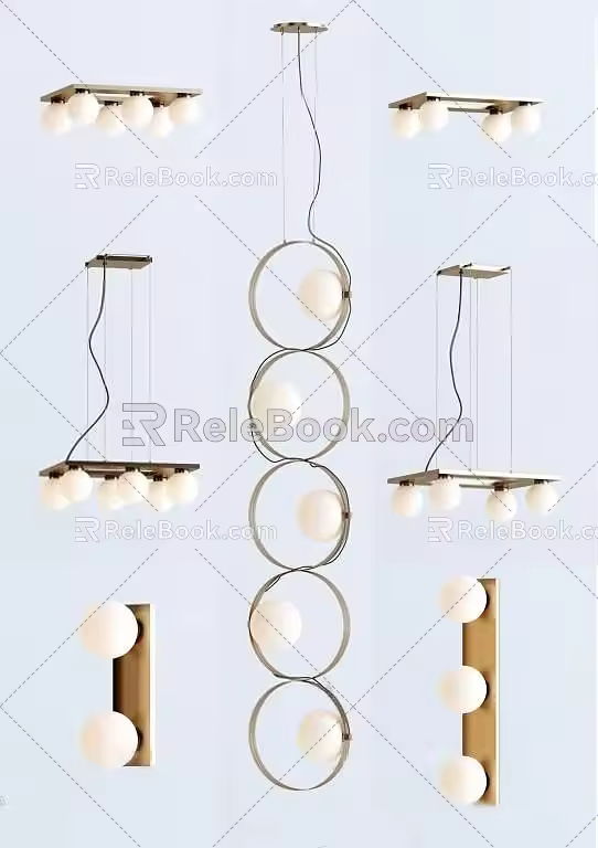 Lamp combination 3d model