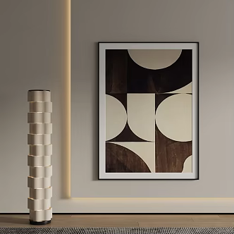 decorative painting 3d model