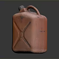 Plastic bucket big trash can bucket pot container realistic 3d model