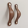Middle Ancient Handle Leather Handle Cabinet Door Handle 3d model