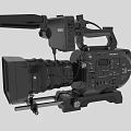 Professional Digital Camera With Microphone And High Quality Lens For Video Recording