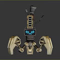 Mech tank mech insect mech spider crab machine crab mechanical crab mech crab 3d model