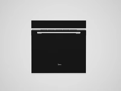 Modern Black Midea Built in Oven Kitchen Appliance with Sleek Design 3d model