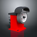 Table changer car positioning tire repair device daily necessities 3d model