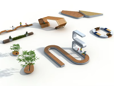 Modern Outdoor Chair Outdoor Chair 3d model