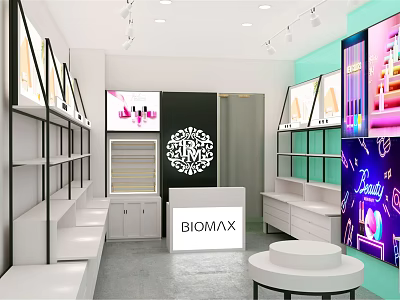 Modern Cosmetics Store 3d model