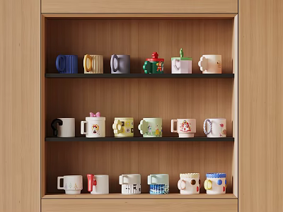 Modern Cup Mug Cartoon Cup 3d model