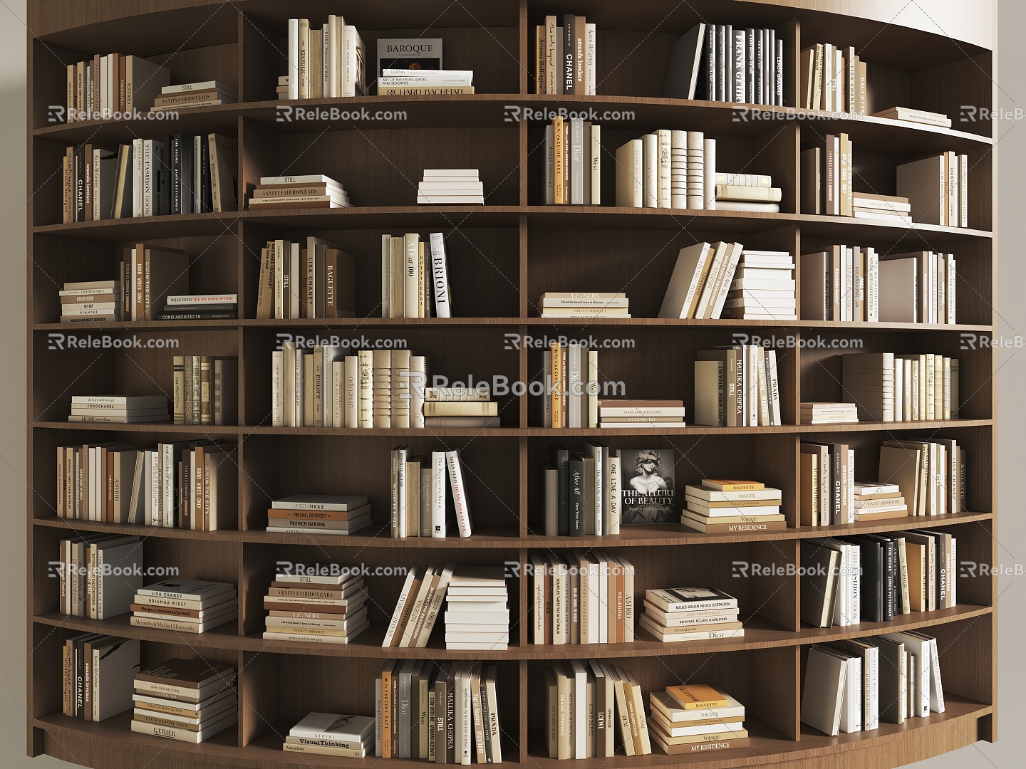 Books and Magazines 3d model