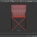 Green Folding Outdoor Chair With Metal Frame And FGZ Logo