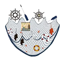 Nautical Themed Wall Decor with Ship Wheels Anchor Lifebuoy and Fishing Net Design