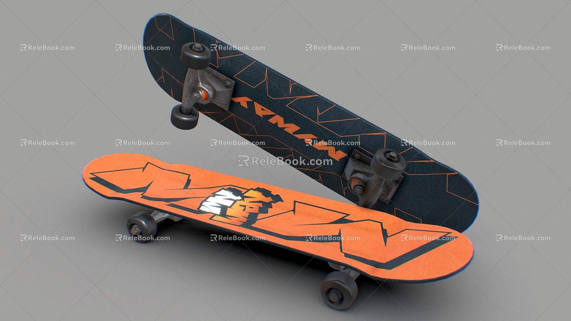 Skateboard Toy 3d model