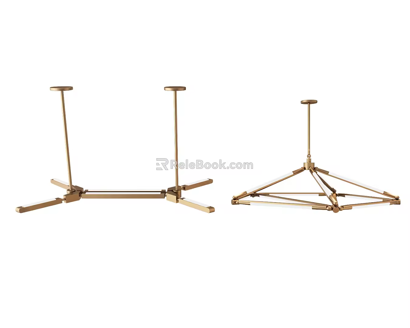 Modern chandelier 3d model