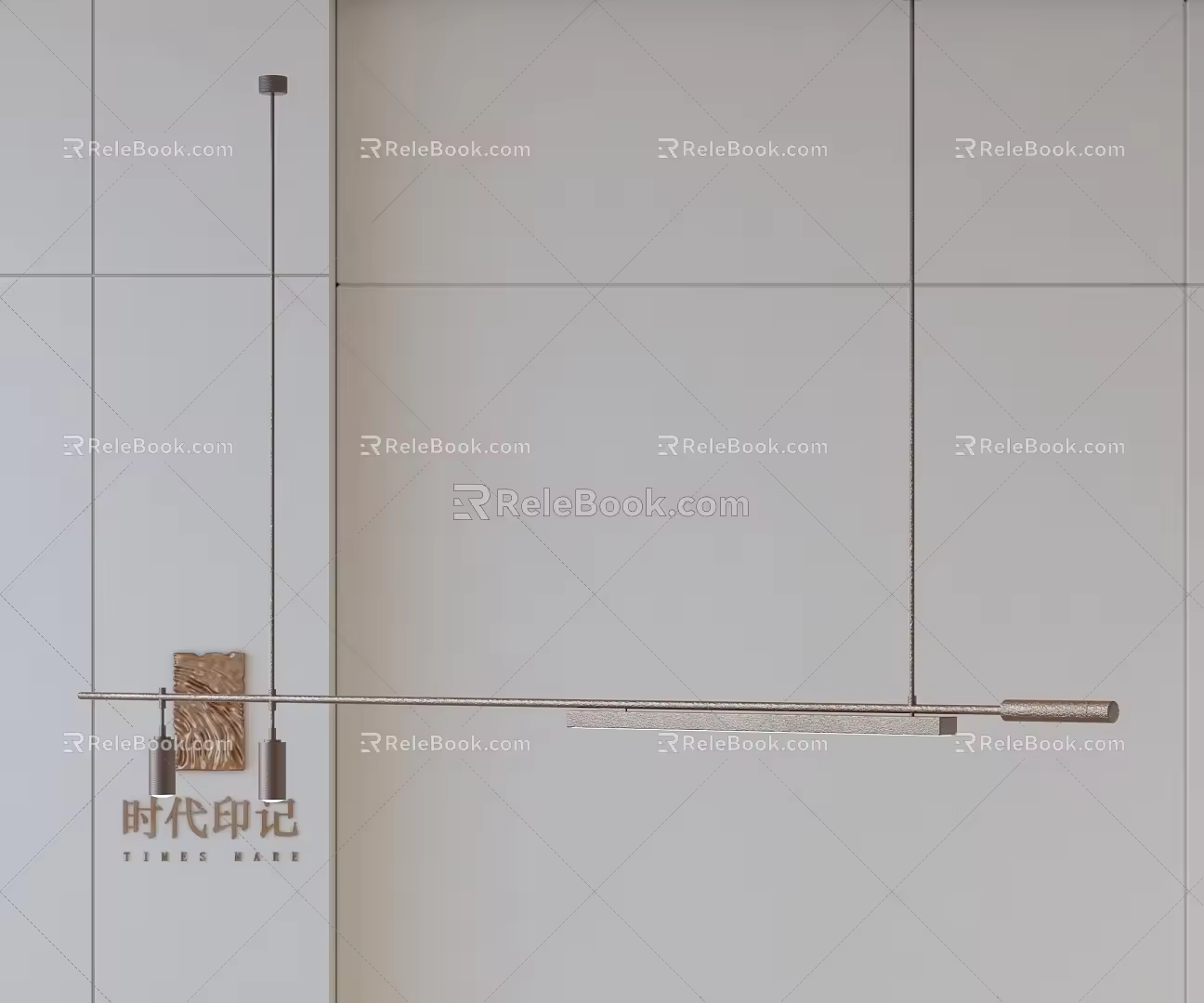 Modern chandelier 3d model