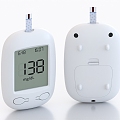 Blood Glucose Meter Oximeter Medical Devices 3d model