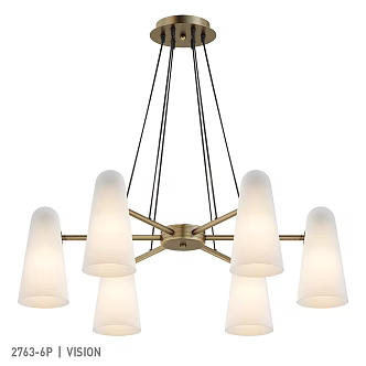 Modern Chandelier Collectible vision 3d model