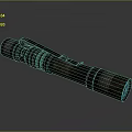 Flashlight flashlight military flashlight lighting tools tactical flashlight charging flashlight 3d model