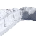 White Decorative Rock Shaped Garden Ornaments For Landscape Design And Decoration