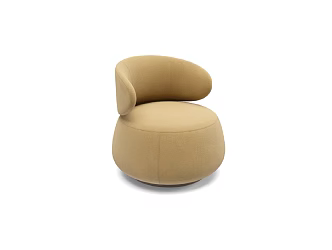 Light Luxury Small Apartment Style Small Sofa Nordic Style Modern Simple Single Sofa Chair Leisure Chair Balcony Online Celebrity Chair 3d model