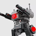 LEGO Toy Blocks Fighting Robot Gundam Mech Warrior Transformers 3d model