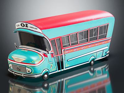 Modern Bus 3d model