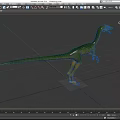 Bird-like Dragon Hunting Dragon Velociraptor Chinese Dragon Bird Microraptor Dinosaur Jurassic Low Face Number Low Model Simple Model Game Movie Level Super Realistic 3d model