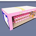 Video game city game equipment 3d model