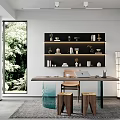 Modern study 3d model