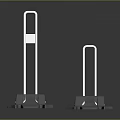 Modern Metal Coat Racks With Silver Finish And Sturdy Base Design For Hanging Clothes