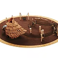 Log Playground Wild Playground Wooden Unpowered Playground Forest Playground 3d model