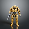 Science Fiction Warrior Future Warrior Next Generation Warrior Super Soldier Magic Warrior Super Soldier Science Fiction Soldier 3d model