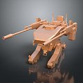 turret turntable sci-fi tower defense game tower defense 3d model