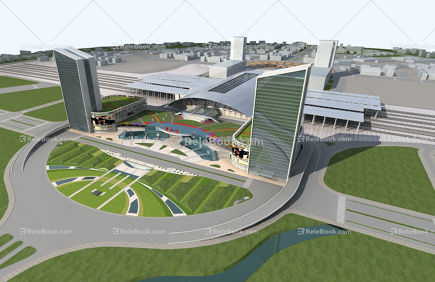 The Modern Station 3d model