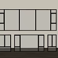 modern windows glass windows casement windows floor-to-ceiling windows bay windows doors and windows 3d model