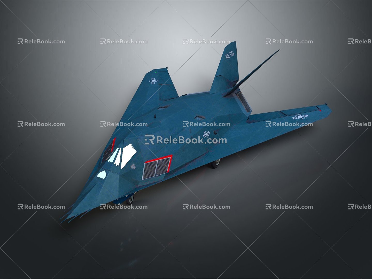 Stealth Aircraft Military Aircraft Stealth Bomber Long-range Bomber Fighter Fighter Next-generation Aircraft 3d model