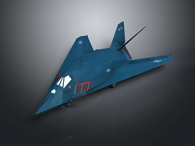 Stealth Aircraft Military Aircraft Stealth Bomber Long-range Bomber Fighter Next-generation Aircraft 3d model
