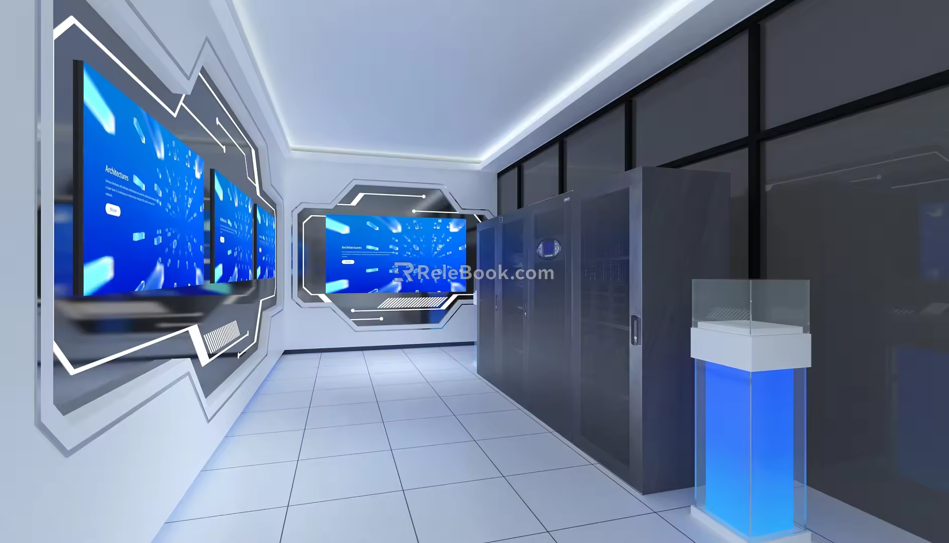 Science and Technology Exhibition Hall Digital Intelligence 3d model