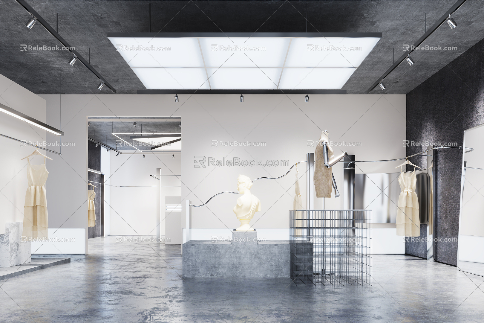 Modern Women's Shop 3d model