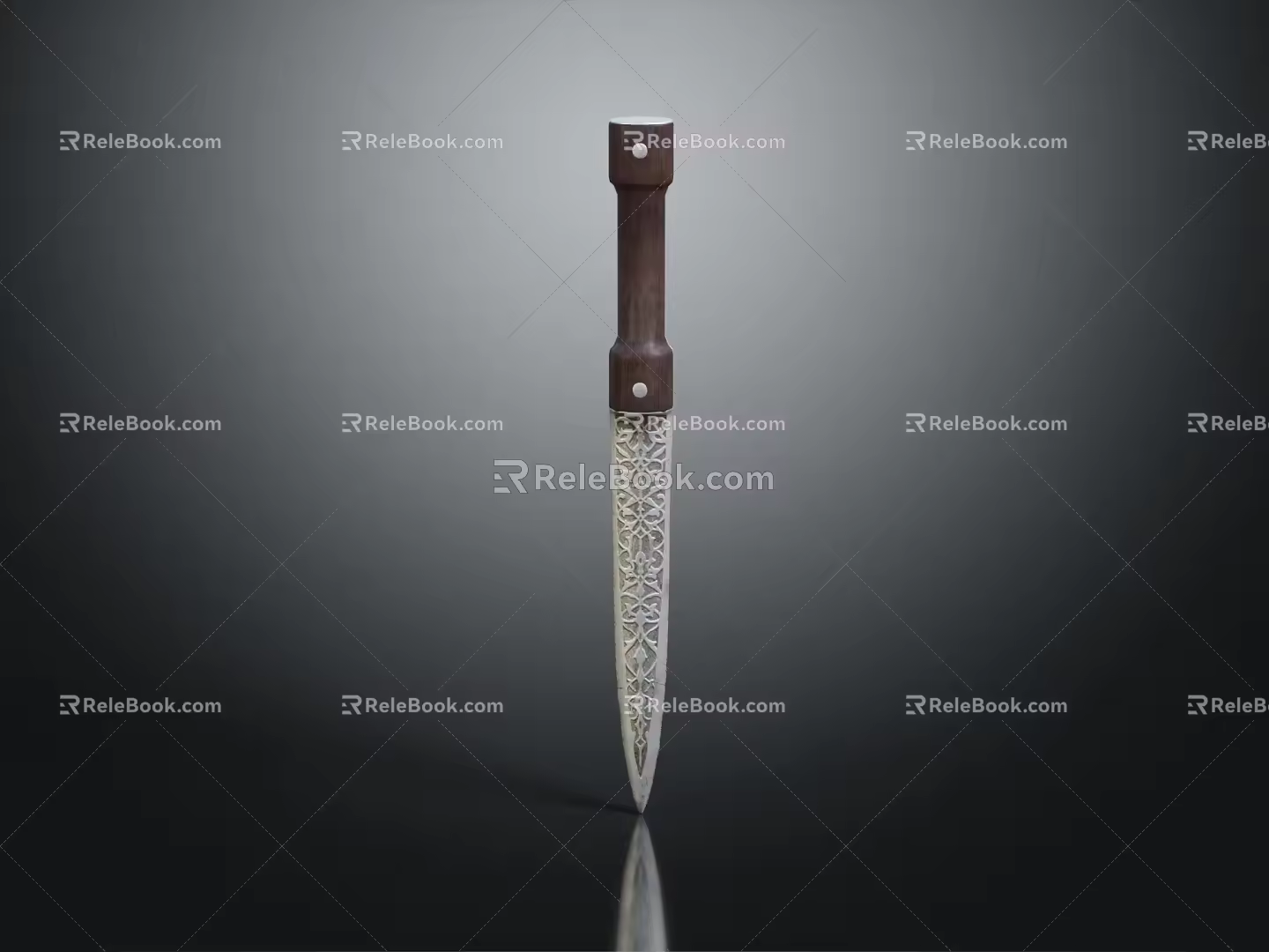 Modern Dagger Sword 3d model