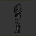 Tactical Military Body Armor With Protective Plates And Utility Pockets