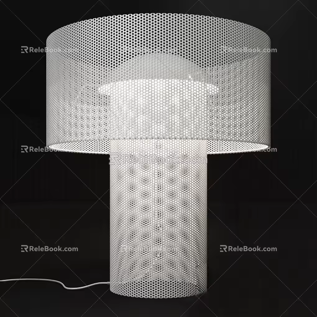 Modern table lamp 3d model