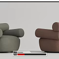 Modern Accent Chair Collection With Multiple Colors Round Base And Plush Design