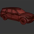 Pink Luxury SUV With Sleek Exterior Silver Roof And Alloy Wheels