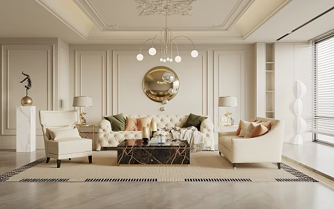 Jane's Living Room 3d model