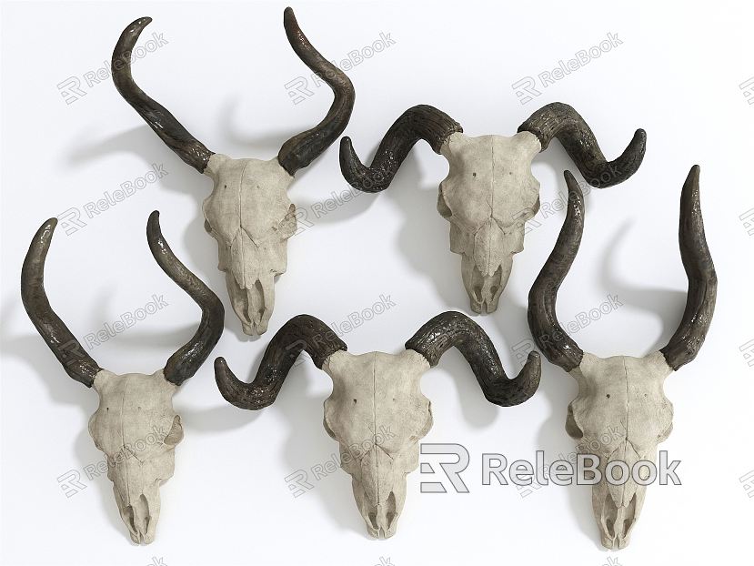 Modern Animal Wall Decorations Sheep Head model