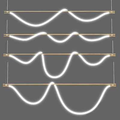 Light Luxury Chandelier 3d model Light Luxury Chandelier 3d model