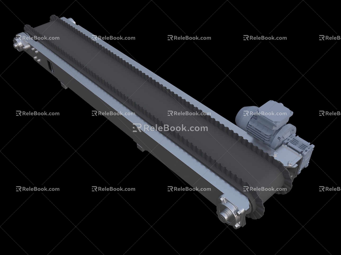 Conveyor feeder Conveyor conveyor belt Conveyor assembly line equipment 3d model