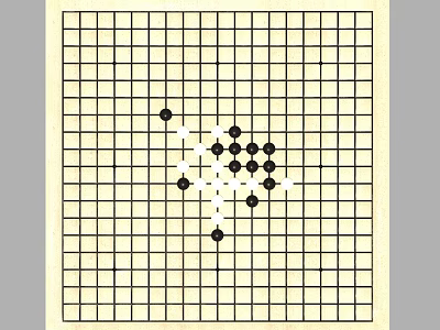 Gobang Chessboard 3d model