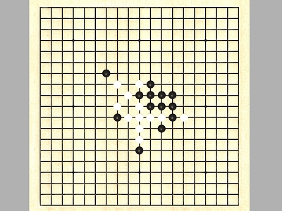 Gobang Chessboard model