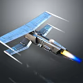 Fighter Next Generation Aircraft Fighter Attack Aircraft Bomber 3d model
