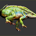Lizard Anime Lizard Cartoon Lizard Reptile Cold Blooded Animal Reptile 3d model